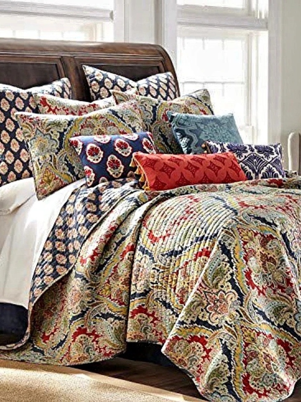 Levtex Home - Moreno Quilt Set - King/Cal King Quilt + Two King Pillow Shams -